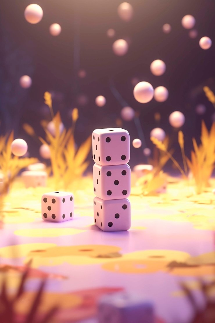 Tampilan game virtual modern dengan visual dinamis dan antarmuka interaktif