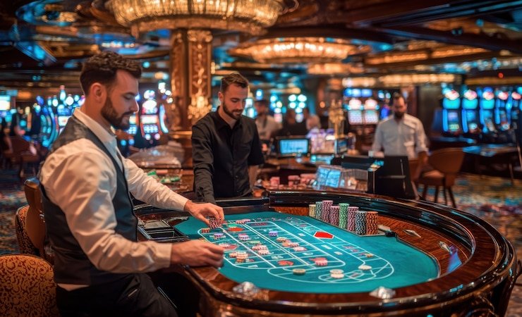 Antarmuka game slots dengan tema menarik dan fitur bonus lengkap